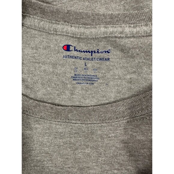 Ohio Stadium The Shoe Buckeyes Champion T-Shirt L Gray Unisex Large Athletic - Picture 3 of 8